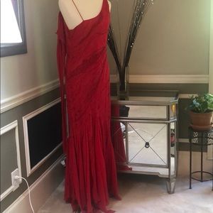 Full-length beaded gown. Freshly dry cleaned.